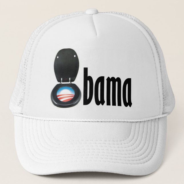 Gorra De Camionero Obama (retrete) (Anverso)