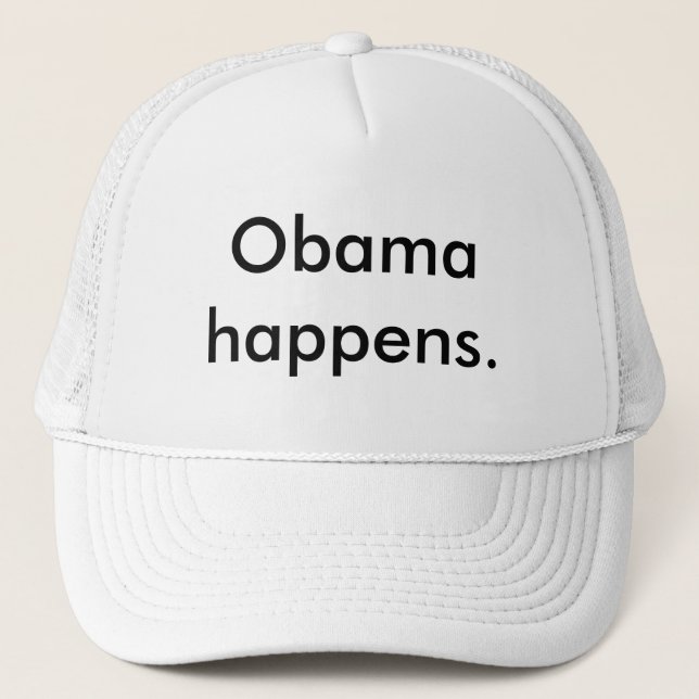 Gorra De Camionero Obama sucede (Anverso)