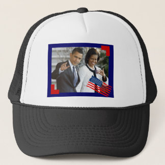 Gorra De Camionero obama y primera señora