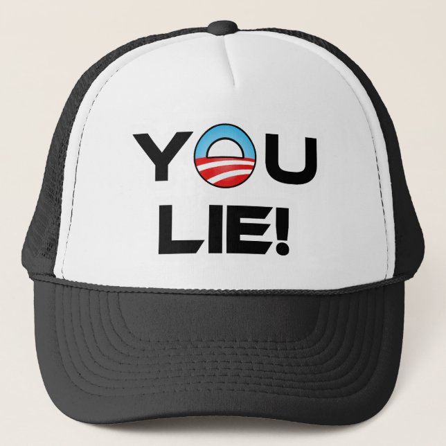 Gorra De Camionero Obama You Lie (Anverso)
