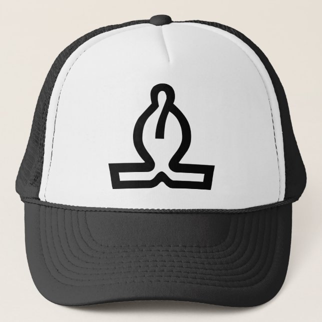 Gorra De Camionero Obispo blanco (Anverso)