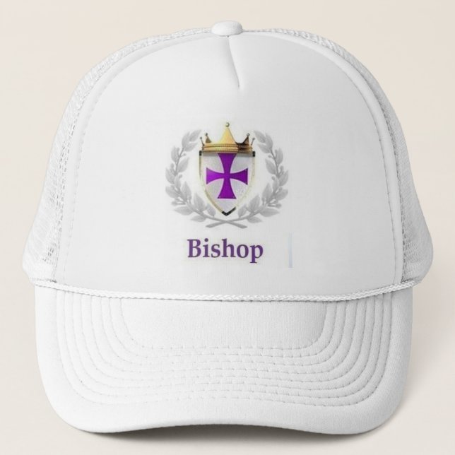 GORRA DE CAMIONERO OBISPO CAP WHITE DE E.O.C (Anverso)