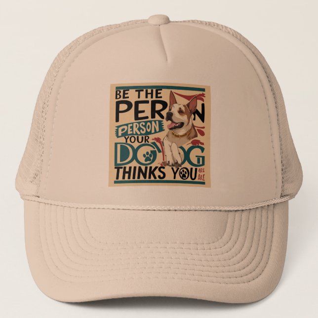 Gorra De Camionero Objetivos humanos prometedores (Anverso)