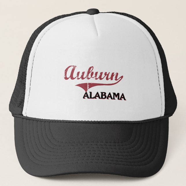 Gorra De Camionero Obra clásica castaña de la ciudad de Alabama (Anverso)