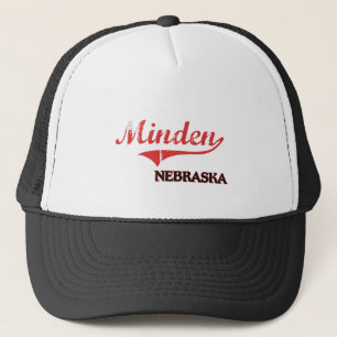 Gorra De Camionero Obra clásica de la ciudad de Minden Nebraska