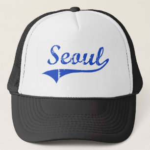 Gorra De Camionero Obra clásica de la ciudad de Seul