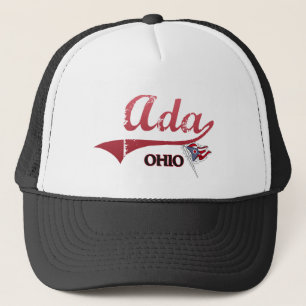 Gorra De Camionero Obra clásica de la ciudad del Ada Ohio