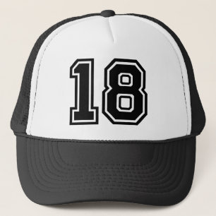 Gorra De Camionero Obra clásica del número 18
