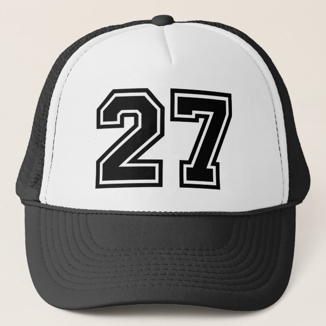 Gorra De Camionero Obra clásica del número 27 (Anverso)