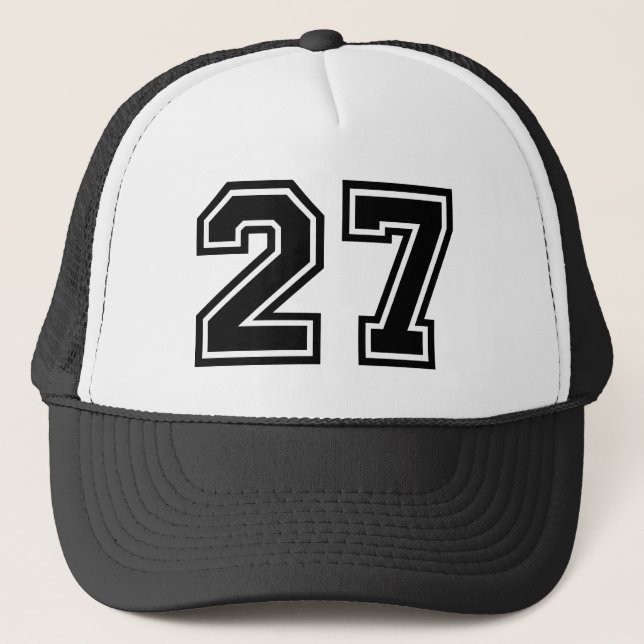 Gorra De Camionero Obra clásica del número 27 (Anverso)