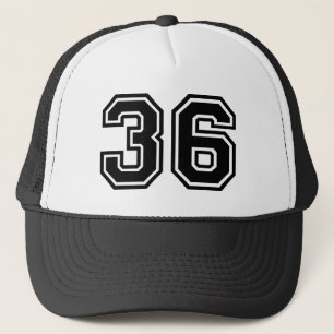 Gorra De Camionero Obra clásica del número 36