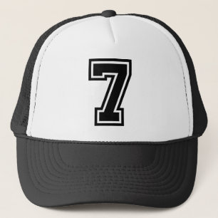 Gorra De Camionero Obra clásica del número 7