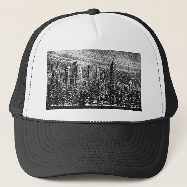 Gorra De Camionero Obras de arte de Nueva York (Anverso)