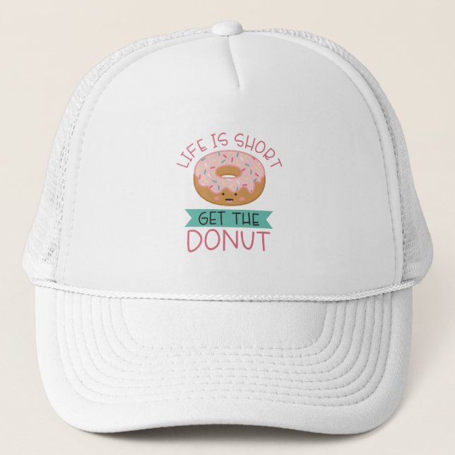 Gorra De Camionero Obtén El Donut (Anverso)