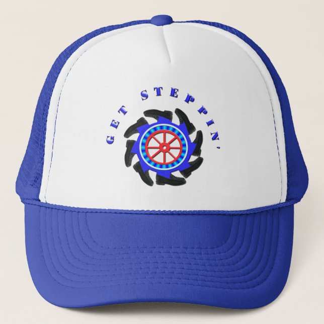 Gorra De Camionero Obtener Steppin' (Anverso)