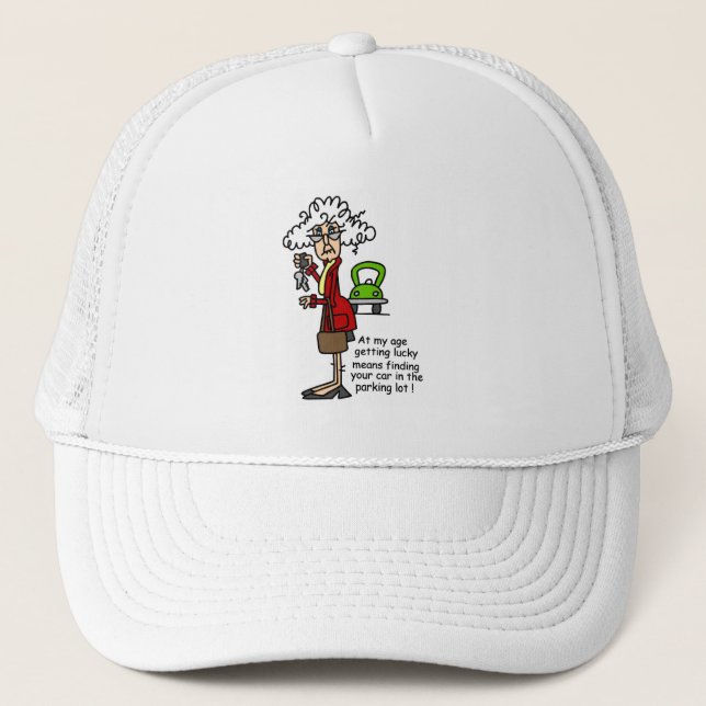 Gorra De Camionero Obteniendo humor afortunado (Anverso)