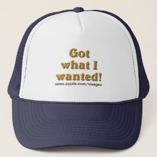 Gorra De Camionero Obtuve lo que quería