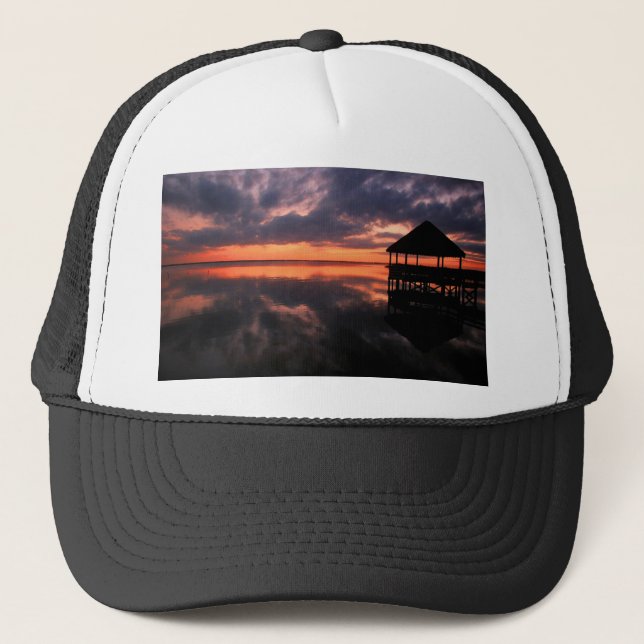 Gorra De Camionero OBX Sunset (Anverso)