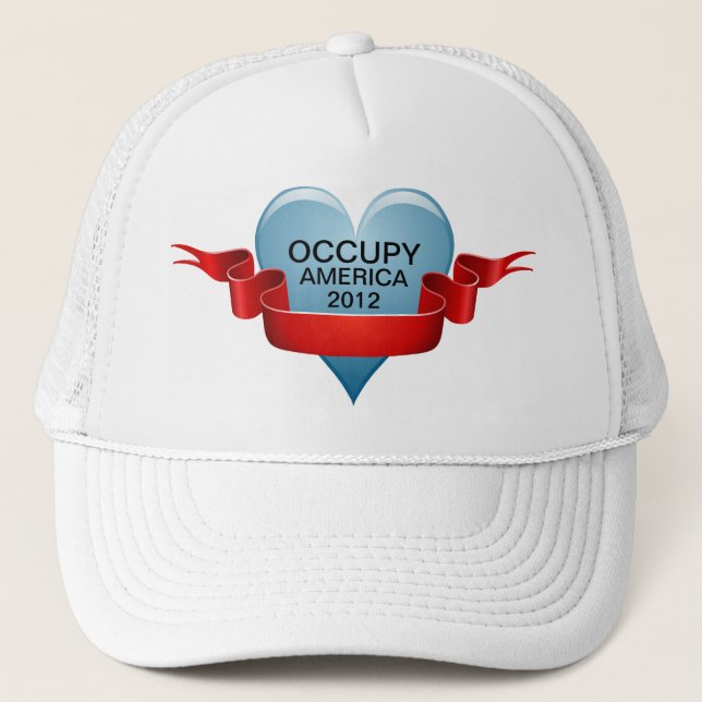 GORRA DE CAMIONERO OCCUPY AMÉRICA 2012 (Anverso)