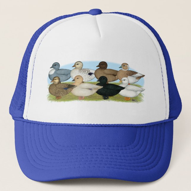 Gorra De Camionero Ocho Ducks de llamadas (Anverso)