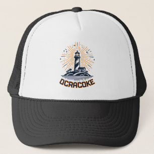 Gorra De Camionero Ocracoke North Carolina Faro Amanecer