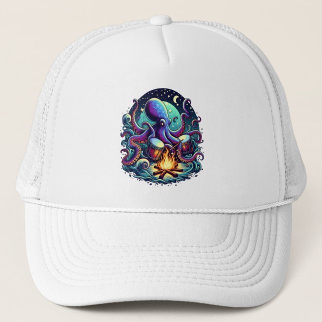 Gorra De Camionero Octo-Beats por el incendio (Anverso)