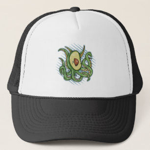Gorra De Camionero Octopus aguacate divertido