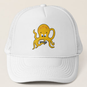 Gorra De Camionero Octopus con portátil