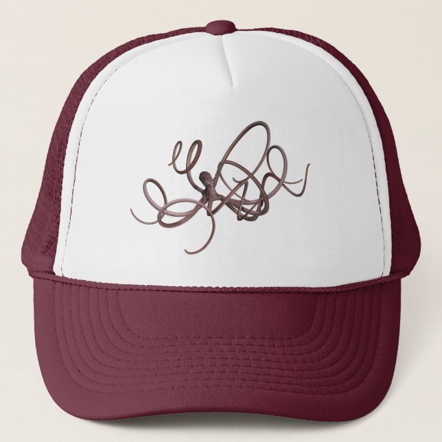 Gorra De Camionero Octopus gigante (Anverso)