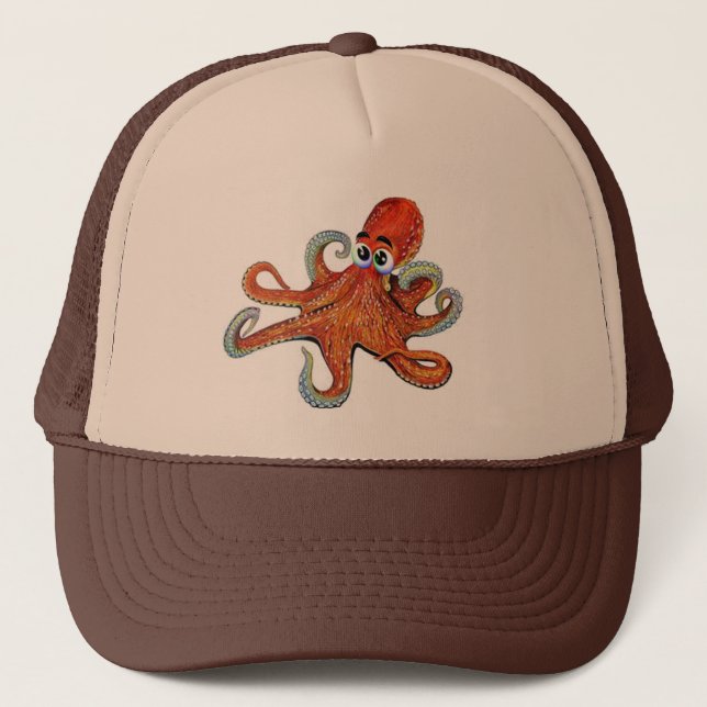 Gorra De Camionero octopus hat (Anverso)
