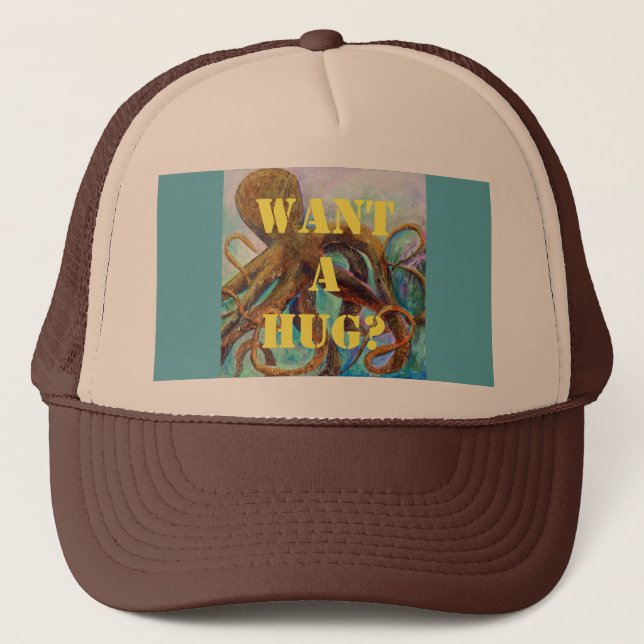 Gorra De Camionero Octopus Hug Trucker Hat (Anverso)