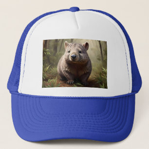 Gorra De Camionero "Oculto en el Bush: un wombat australiano salvaje"