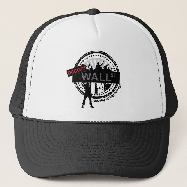 Gorra De Camionero Ocupe Wall Street (Anverso)
