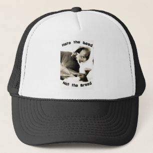 Gorra De Camionero odia la acción no la raza pitbull