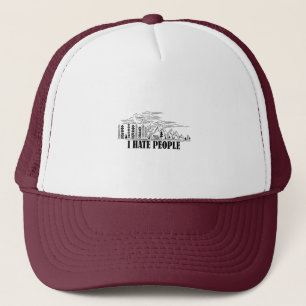 Gorra De Camionero Odio a la gente