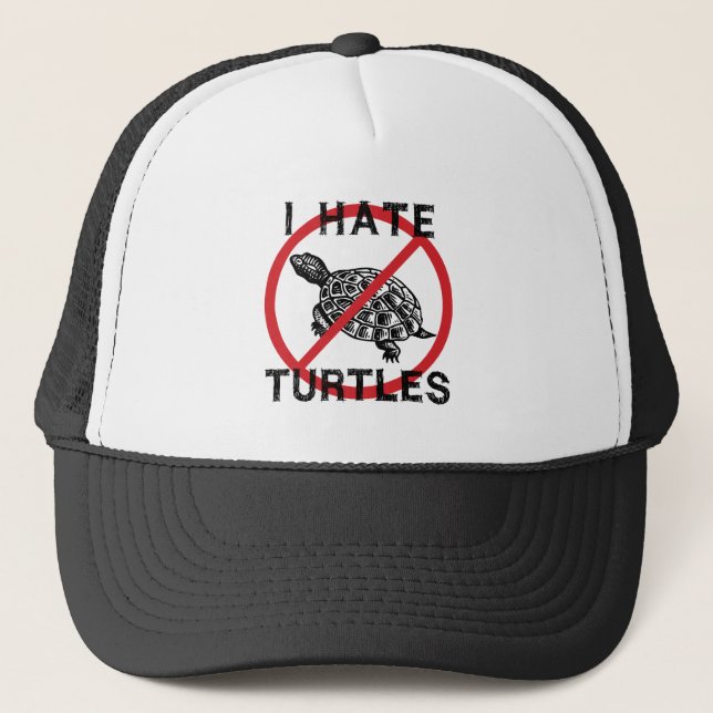 Gorra De Camionero Odio a las Tortugas (Anverso)