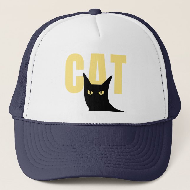 Gorra De Camionero Odio a los gatos (Anverso)