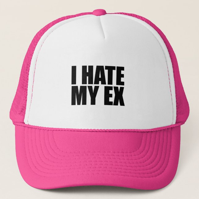 Gorra De Camionero Odio a mi ex (Anverso)