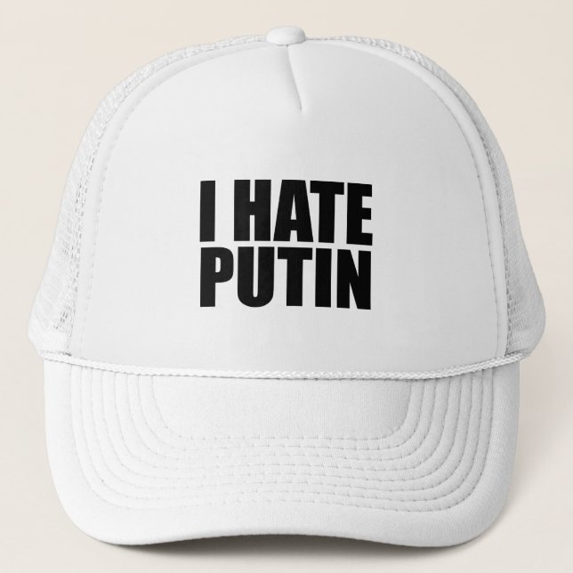 Gorra De Camionero Odio a Putin (Anverso)