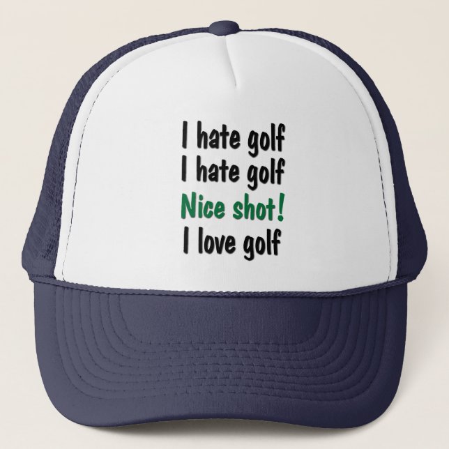 Gorra De Camionero Odio - golf del amor (Anverso)