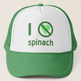 Gorra De Camionero Odio las espinacas
