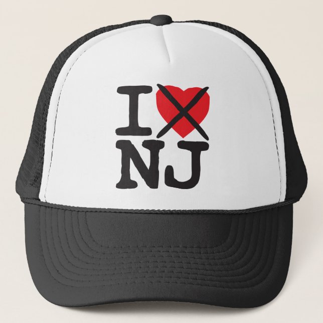 Gorra De Camionero Odio NJ - New Jersey (Anverso)