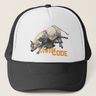 Gorra De Camionero Oeste de Cowboy Rodeo Bull