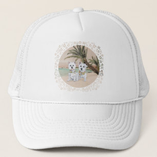 Gorra De Camionero Oeste en una playa de Palmy