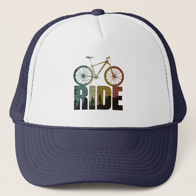 Gorra De Camionero off road mountain bike adventure (Anverso)