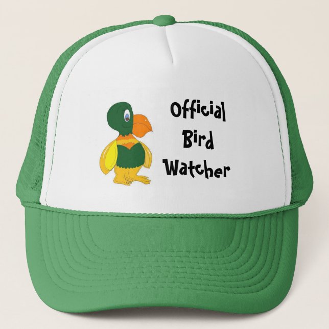Gorra De Camionero Official Bird Watcher (Anverso)