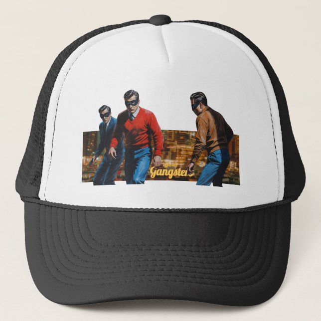 Gorra De Camionero Official Gangsters (Anverso)