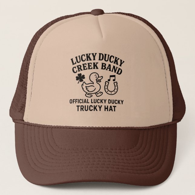 Gorra De Camionero Official Lucky Ducky Trucky Hat-Complete (Anverso)