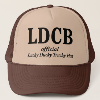 Gorra De Camionero Official Lucky Ducky Trucky Hat-Initials