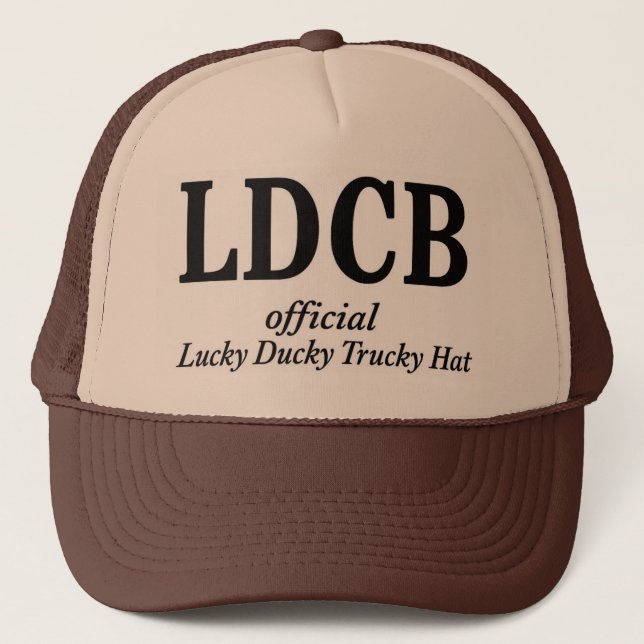 Gorra De Camionero Official Lucky Ducky Trucky Hat-Initials (Anverso)